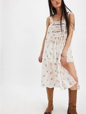 free people agatha midi dress Agatha Sleeveless Midi Dress